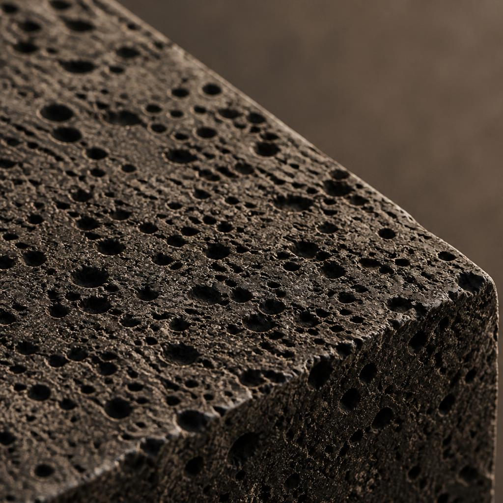 Porous texture of Indonesian volcanic lavastone